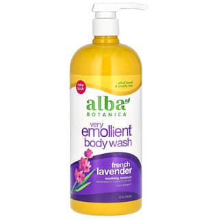 Alba Botanica‏, Very Emollient, סבון רחצה, לבנדר צרפתי, 946 מ"ל (32 אונקיות נוזל)