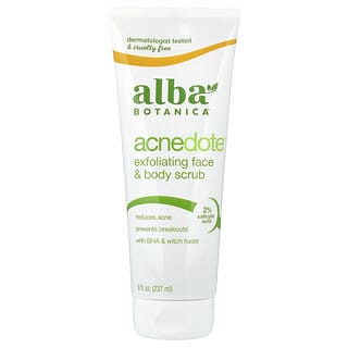 Alba Botanica, Acnedote®, Exfoliating Face & Body Scrub, 8 fl oz (237 ml)