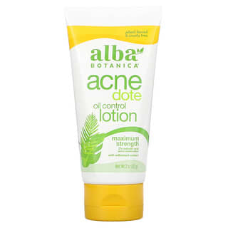 Alba Botanica, Acne Dote, Loción para Control de Oleosidad, Sin aceites, 2 oz (57 g)