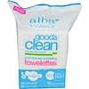 Good & Clean, Dual Textured Exfoliating Towelettes, Oil Free, 30 Wet Towelettes