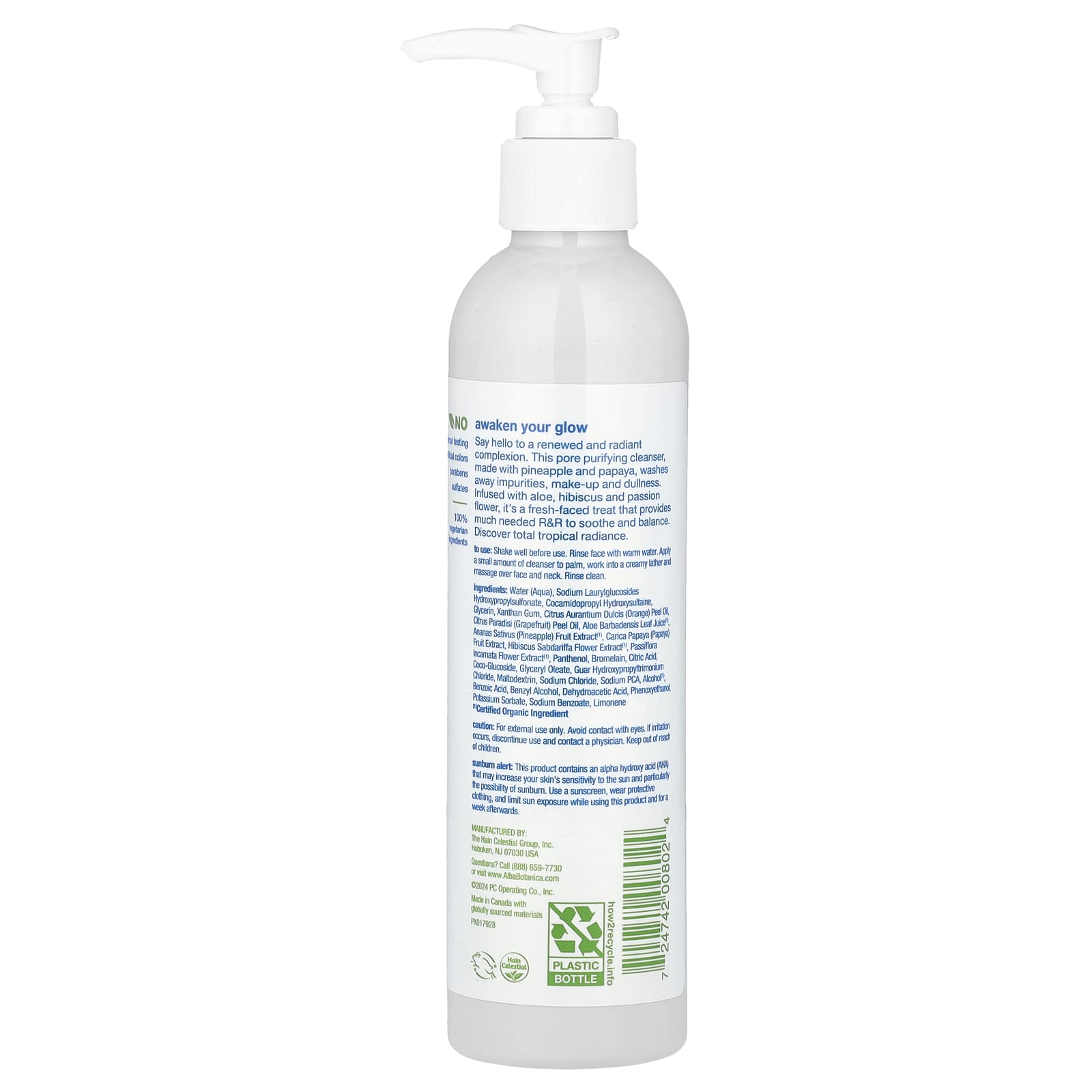 Alba Botanica, Exfoliating Facial Cleanser, PeelingGesichtsreiniger