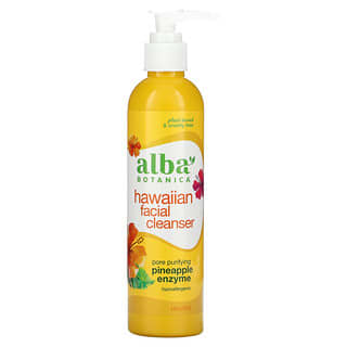 Alba Botanica, 夏威夷潔面乳，毛孔清潔鳳梨酶，8 液量盎司（237 毫升）