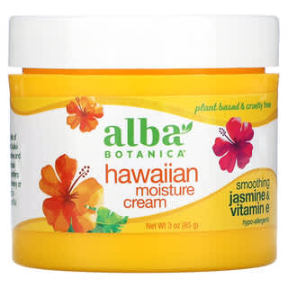 Alba Botanica, Hawaiian Moisture Cream, Jasmine & Vitamin E, 3 oz (85 g)