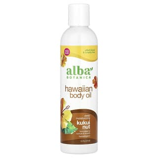 Alba Botanica, Hawaiian Body Oil, Kukui Nut, 8.5 fl oz (251 ml)