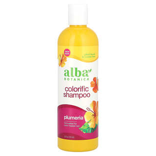 Alba Botanica, 夏威夷天然洗髮水，彩色緬梔花，12 液量盎司（355 毫升）