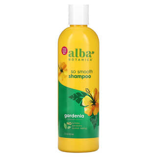Alba Botanica, 超順滑洗髮精，適用於卷曲飄散的頭髮，梔子花味，12 液量盎司（355 毫升）