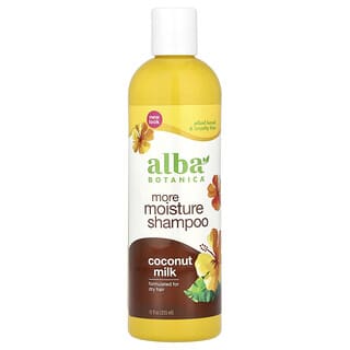 Alba Botanica, More Moisture Shampoo, For Dry Hair,  Coconut Milk, 12 fl oz (355 ml)