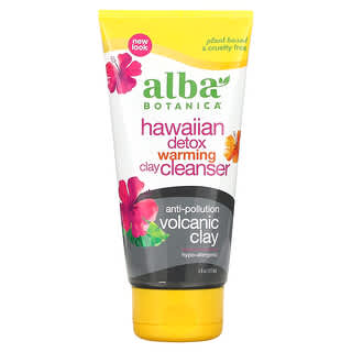 Alba Botanica, 夏威夷清體溫暖黏土洗面奶，6 液量盎司（177 毫升）