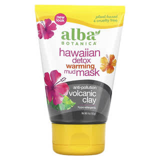 Alba Botanica, Hawaiian Detox Warming Mud Beauty Mask, 4 oz (113 g)