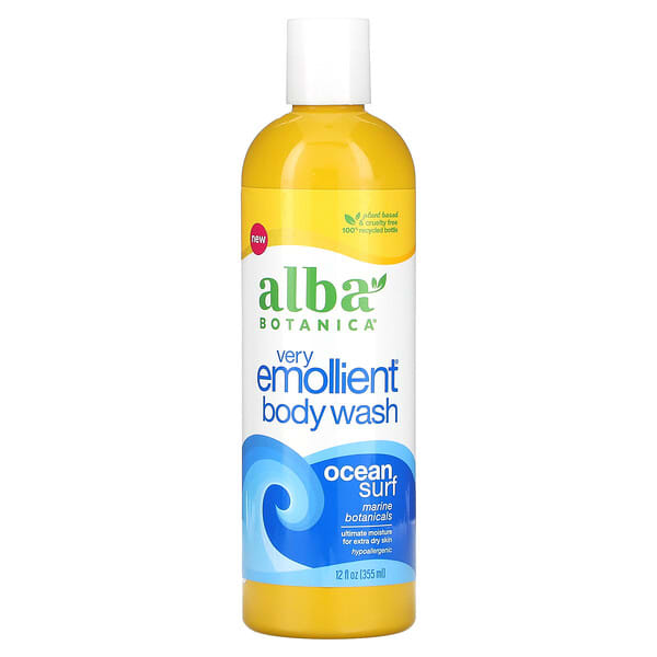 Alba Botanica, Very Emolient Body Wash, Ocean Surf, 12 fl oz (355 ml)