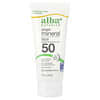 Alba Botanica, 시어 미네랄 페이스 자외선 차단제, SPF 50, 무향, 59ml(2fl oz)