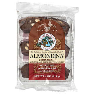 Almondina, Choconut、アーモンドとチョコレートのビスケット、4オンス(113 g)