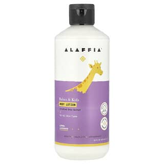 Alaffia, Balsam do ciała dla niemowląt i dzieci, lawenda cytrynowa, 16 uncji (473 ml)