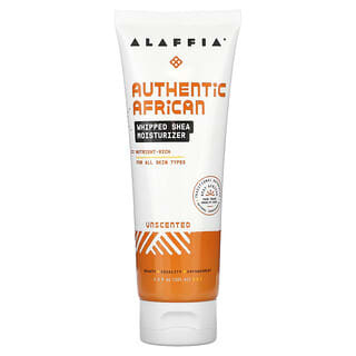 Alaffia, Authentic African, Whipped Shea Moisturizer, Unscented, 3.4 fl oz (101 ml)