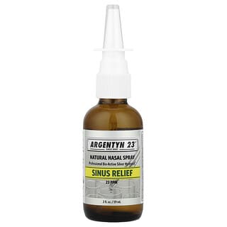 Sovereign Silver, Argentyn 23, Spray nasal natural, Alivio de los senos nasales, 59 ml (2 oz. Líq.)
