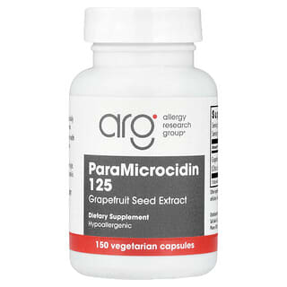 Allergy Research Group, ParaMicrocidin 125, 150 vegetariánských kapslí (125 mg v jedné kapsli)