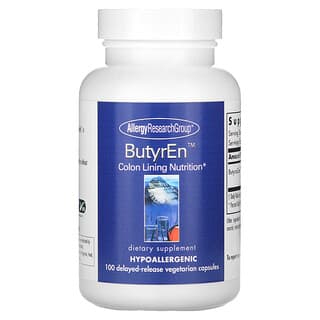Allergy Research Group, ButyrEn, 100 Delayed-Release Vegetarian Capsules
