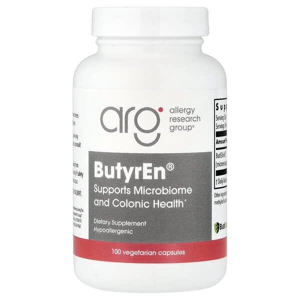 Allergy Research Group, ButyrEn®, 베지 캡슐 100정(캡슐 1정당 200mg)