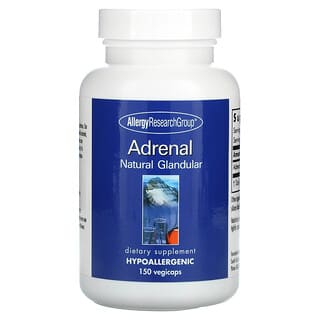 Allergy Research Group, Adrenal, Natural Glandular, 150 Vegicaps