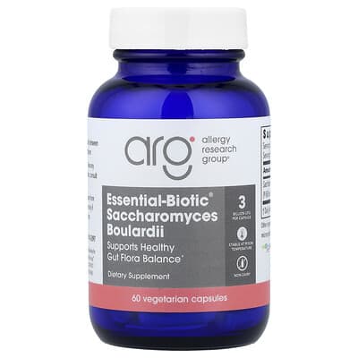 Allergy Research Group, Essential-Biotic®, Saccharomyces Boulardii, 60 Vegetarian Capsules (150 mg per Capsule)