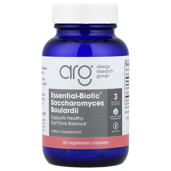 Allergy Research Group, Essential-Biotic®, Saccharomyces Boulardii, 60 Vegetarian Capsules (150 mg per Capsule) — product photo 1