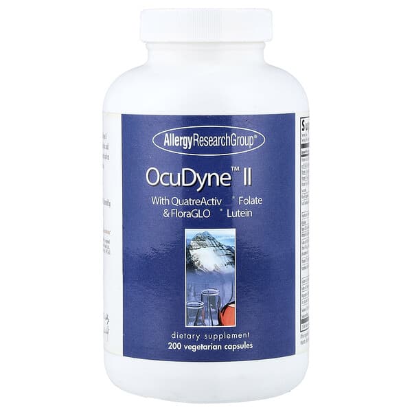 Allergy Research Group, OcuDyne™ II, 200 Vegetarian Capsules — product photo 1