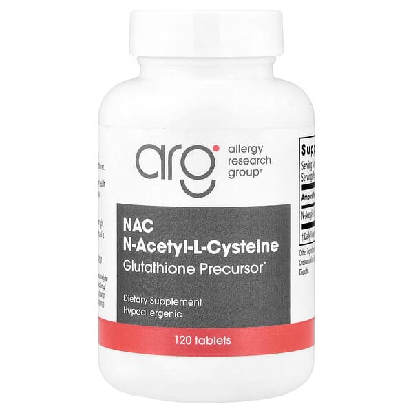 Allergy Research Group, NAC, 120 Tablets (500 mg per Tablet) — product photo 1