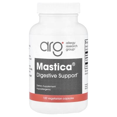 Allergy Research Group, Mastica®, Digestive Aid, 120 Vegetarian Capsules (0.5 g per capsule)