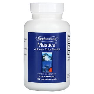 Allergy Research Group, Mastica, Mastiha de Chios authentique, 120 capsules végétariennes