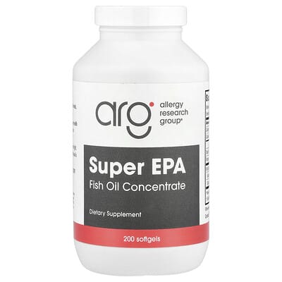 Allergy Research Group, Super EPA Fish Oil Concentrate, 200 Softgels