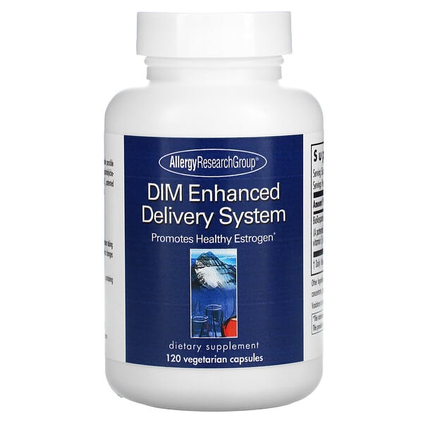 Allergy Research Group, DIM Enhanced Delivery System, 120 capsules végétariennes