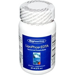 Allergy Research Group, LipoPhos EDTA, Liposomal Phospholipids, 2 fl oz (60 ml)