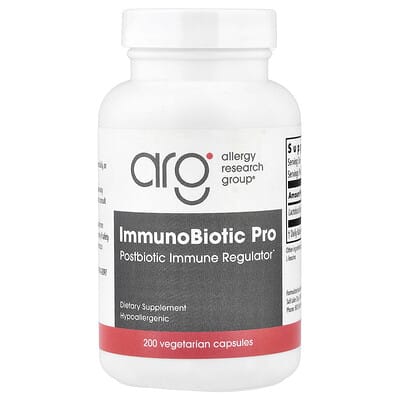 Allergy Research Group, ImmunoBiotic Pro, 200 Vegetarian Capsules (25 mg per Capsule)