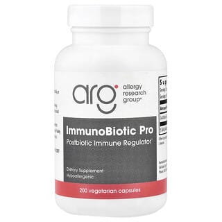 Allergy Research Group, ImmunoBiotic Pro, 200 capsule vegetariane (25 mg per capsula)
