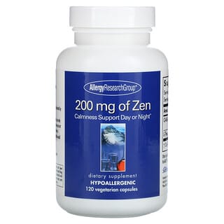 Allergy Research Group, Zen, 200 mg, 120 cápsulas vegetales