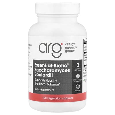 Allergy Research Group, Essential-Biotic® Saccharomyces boulardii, 120 Vegetarian Capsules (150 mg per capsule)