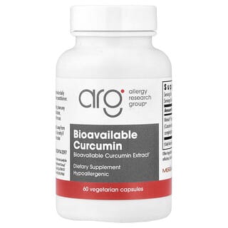 Allergy Research Group, CurcuWIN® 500, 60 vegetariske kapsler (500 mg pr. kapsel)
