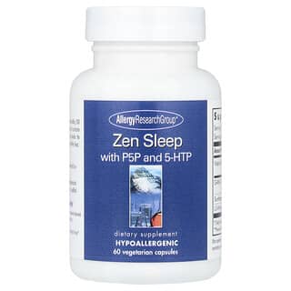 أليرجي ريسرش كروب‏, Zen Sleep مع فوسفات البيريدوكسال و5-هيدروكسيتريبتوفان، 60 كبسولة نباتية