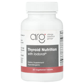 أليرجي ريسرش كروب‏, Thyroid Nutrition مع Iodoral® ، عدد 60 قرصًا نباتيًا