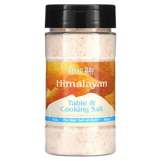 Aloha Bay, Himalayan Table & Cooking Salt, Fine Crystals, 15 oz (425 g)