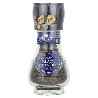 Drogheria & Alimentari, Organic Black Peppercorns Mill, 1.59 oz (45 g)