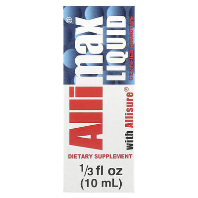 Allimax, Liquid with Allisure®, 40 mcg, 1/3 fl oz (10 ml)