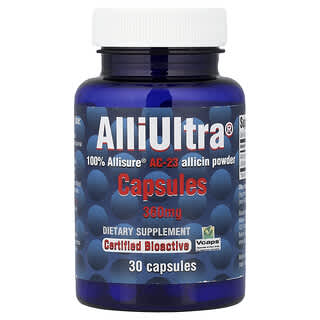 Allimax, AlliUltra® Capsules, Allicinpulver, 360 mg, 30 Kapseln