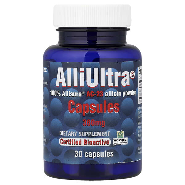 Allimax, AlliUltra®, 360mg, 캡슐 30정
