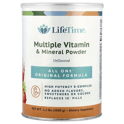 All One, Nutritech, Original Formula, Multiple Vitamin & Mineral Powder, Unflavored, 2.2 lbs (1,000 g)