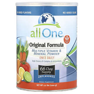 All One, Nutritech, Fórmula Original, Várias Vitaminas e Minerais em Pó, Sem Sabor, 1.000 g (2,2 lbs)