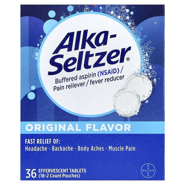 Alka-Seltzer, 原味，36 片泡騰片