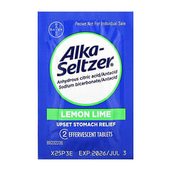 Alka-Seltzer, Upset Stomach Relief, Lemon Lime, 36 Effervescent Tablets