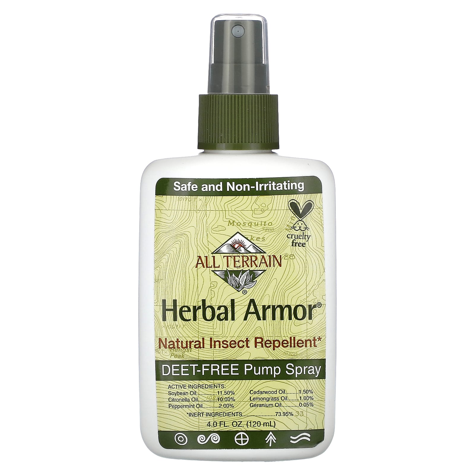 Herbal Armor（ハーバルアーマー）、Natural Insect Repellent、120ml