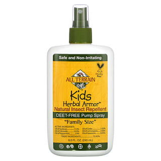 All Terrain, Armadura herbal para niños, repelente de insectos natural, 8 fl. Oz (240 ml)